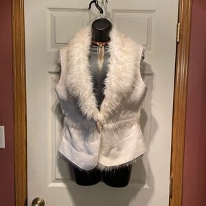 Faux fur vest